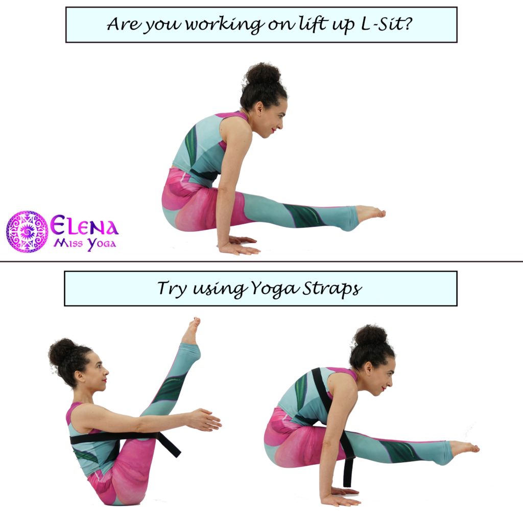 L-SIT WITH THE STRAPS – Elena Miss Yoga