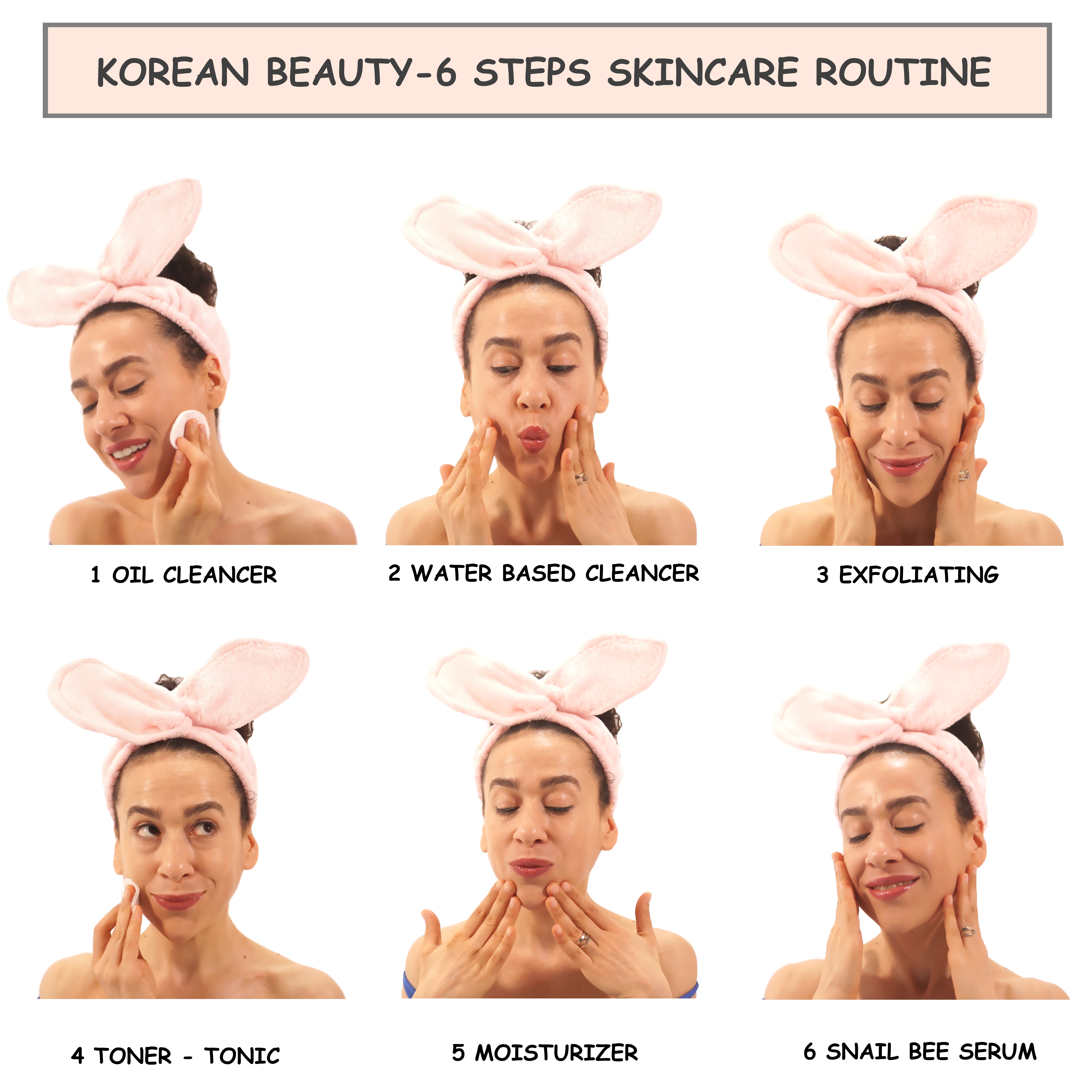 KOREAN BEAUTY - 6 STEPS SKINCARE ROUTINE
