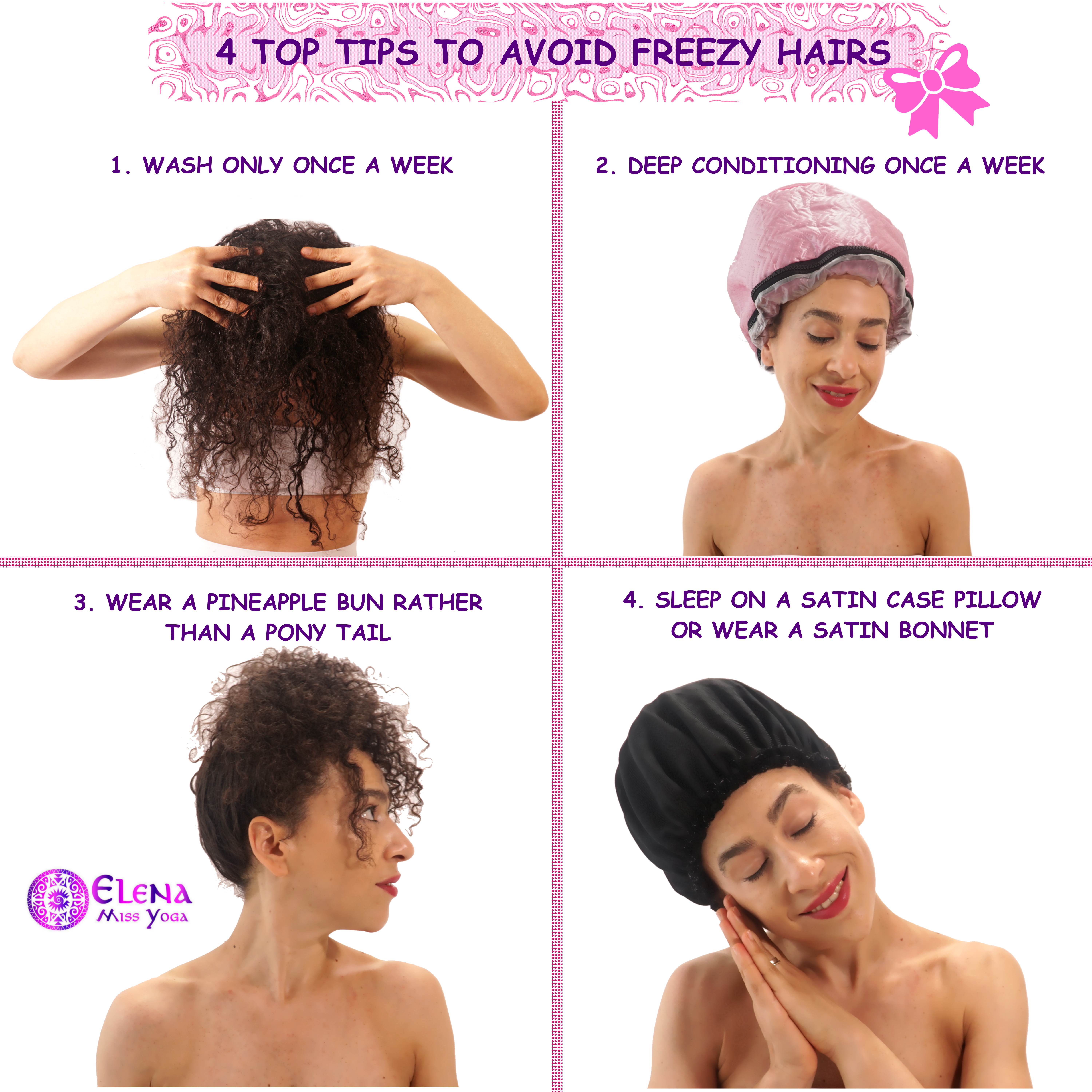 4 TOP TIPS TO AVOID FREEZY HAIRS