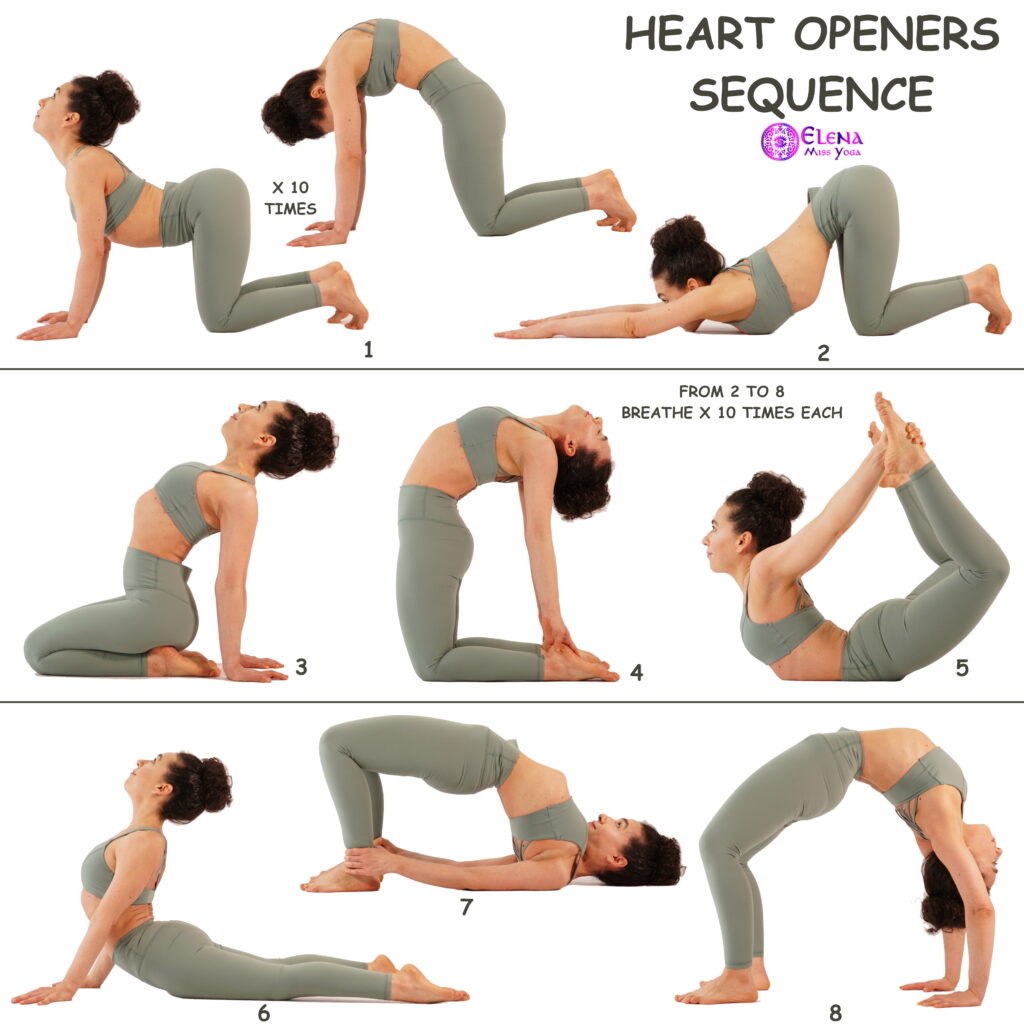 HEART OPENING VINYASA FLOW  wild thing yoga pose 